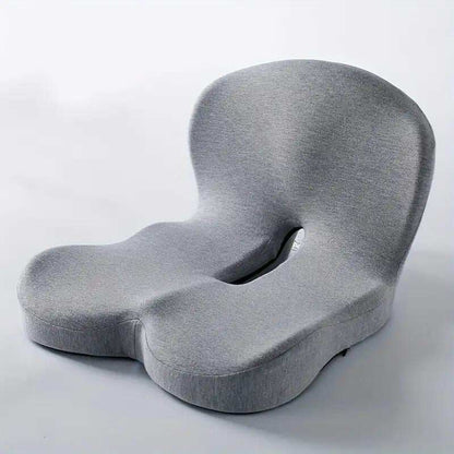 Non-Slip Memory Foam Seat Cushion – Sciatica Relief, Breathable Mesh & Universal Fit for Car, Office & Wheelchair