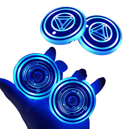 Rechargeable LED Car Cup Holder Lights