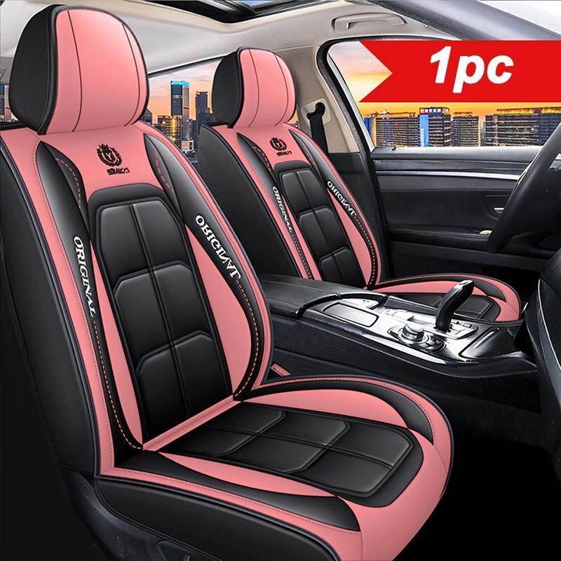 Premium Leather Front Seat Covers – Universal Fit for Sedans, SUVs & Trucks