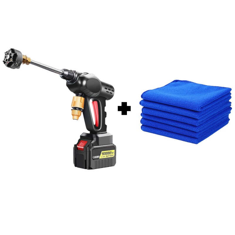 Portable High-Pressure Car Washer – 1500W Motor, Multi-Purpose Use & Compact Storage Design for Outdoor Cleaning
