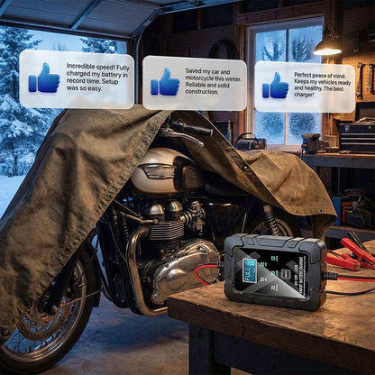 1.5A 6V/12V Automatic Battery Charger – Fast, Safe & Reliable Charging