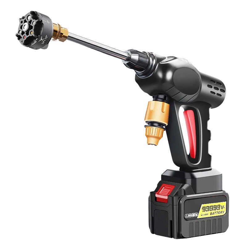 Portable High-Pressure Car Washer – 1500W Motor, Multi-Purpose Use & Compact Storage Design for Outdoor Cleaning