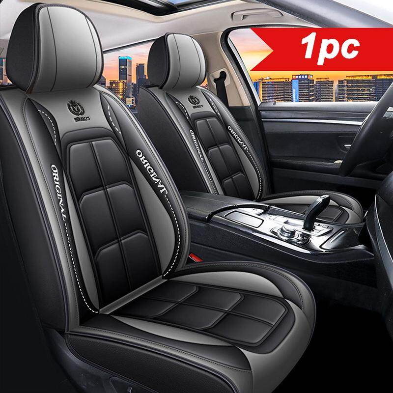 Premium Leather Front Seat Covers – Universal Fit for Sedans, SUVs & Trucks
