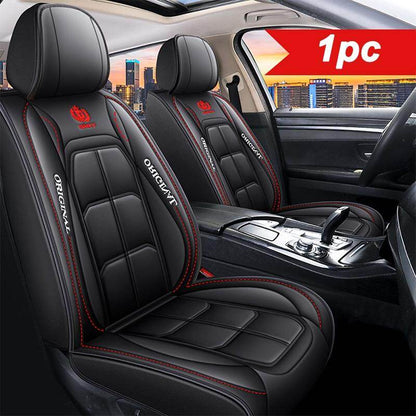 Premium Leather Front Seat Covers – Universal Fit for Sedans, SUVs & Trucks