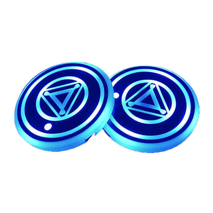 Rechargeable LED Car Cup Holder Lights