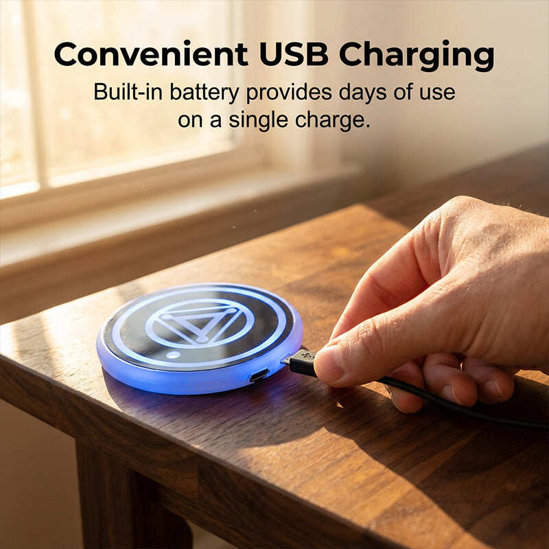 Rechargeable LED Car Cup Holder Lights