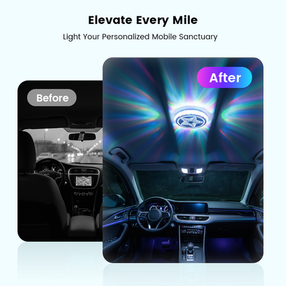 Car Interior Roof Light - Magnetic Multi-Mode Rechargeable