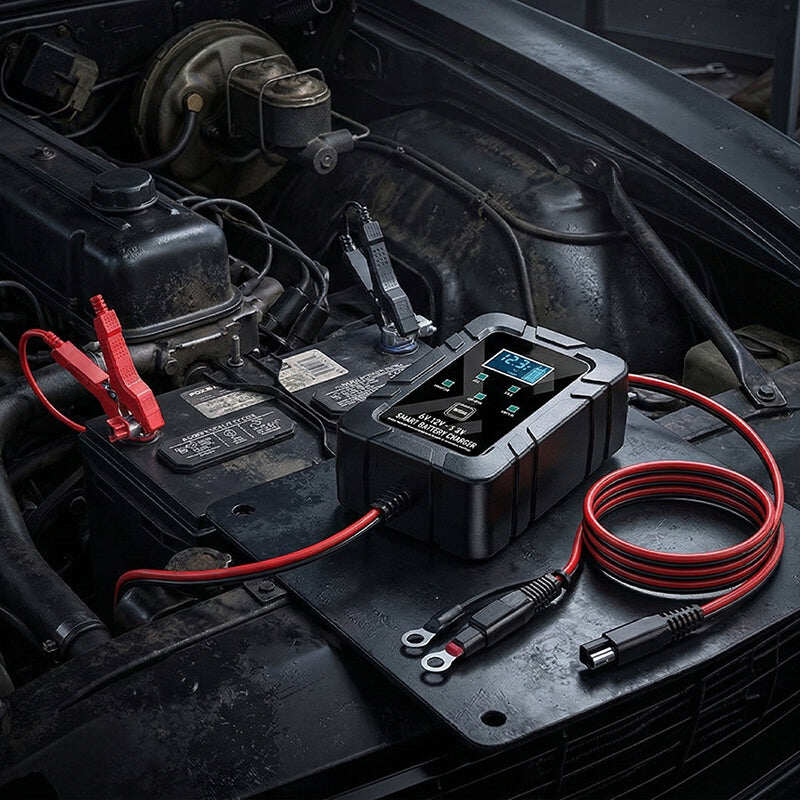 1.5A 6V/12V Automatic Battery Charger – Fast, Safe & Reliable Charging