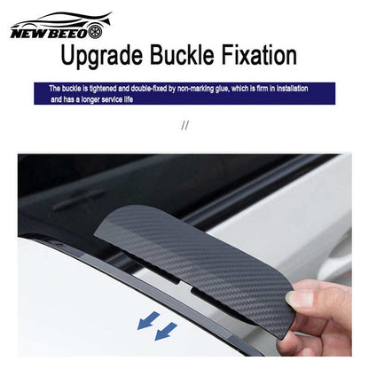HOT SALE New Carbon Fiber Rain Eyebrow