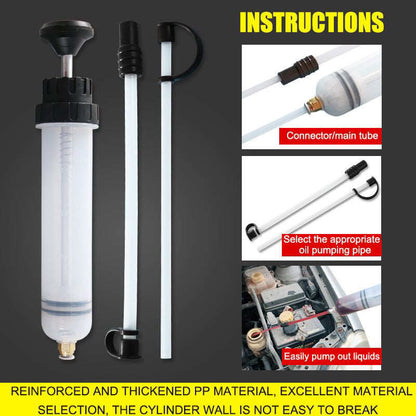 Oil Fluid Extractor, Automotive Fuel Extraction Pump, Quick Absorption Manual Oil Extractor Pump, Car Repair Tool