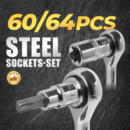 Ultimate socket set for mechanics – CR-V Steel Sockets Set