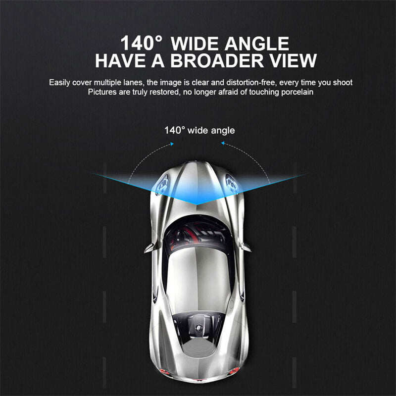 Dash Cam 3 Cameras 1080P HD – Front + Interior + Rear with Reverse