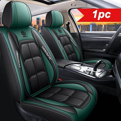 Premium Leather Front Seat Covers – Universal Fit for Sedans, SUVs & Trucks