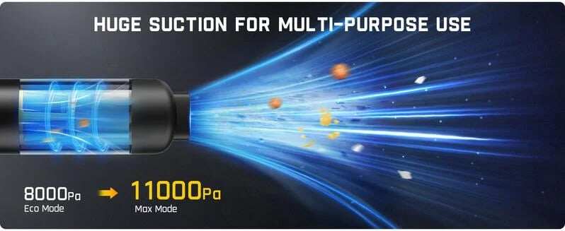 Hot Sale Slim V8 Mate Cordless Car Vacuum High Power 12000Pa/30AW