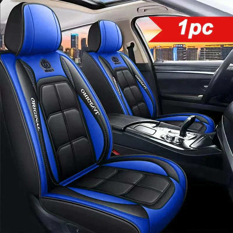 Premium Leather Front Seat Covers – Universal Fit for Sedans, SUVs & Trucks