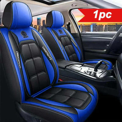 Premium Leather Front Seat Covers – Universal Fit for Sedans, SUVs & Trucks