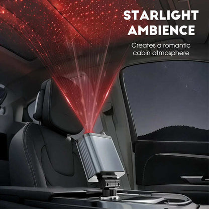 Ultra-fast 4-in-1 Car Charger 90W – With Retractable Cables & Ambient Starlight