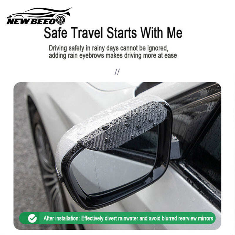 HOT SALE New Carbon Fiber Rain Eyebrow
