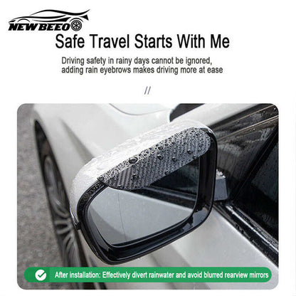 HOT SALE New Carbon Fiber Rain Eyebrow
