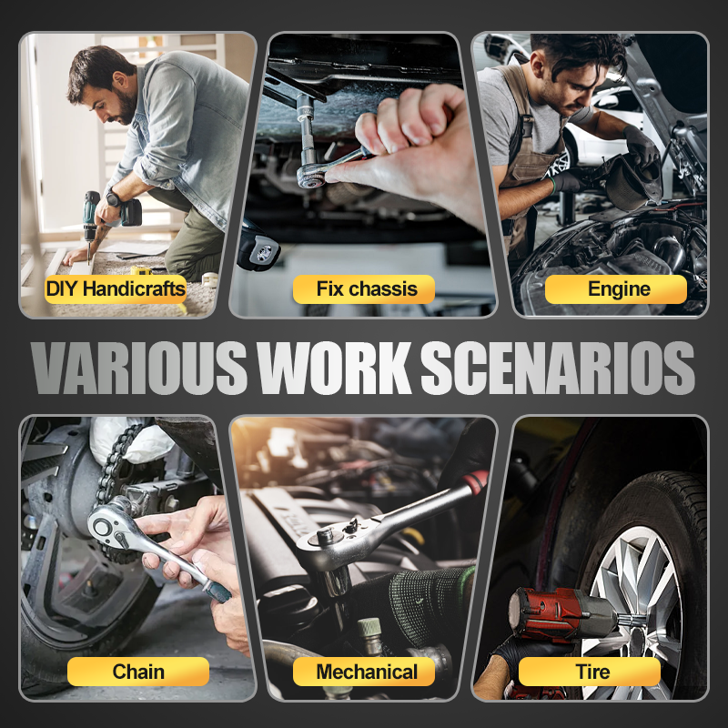 Ultimate socket set for mechanics – CR-V Steel Sockets Set