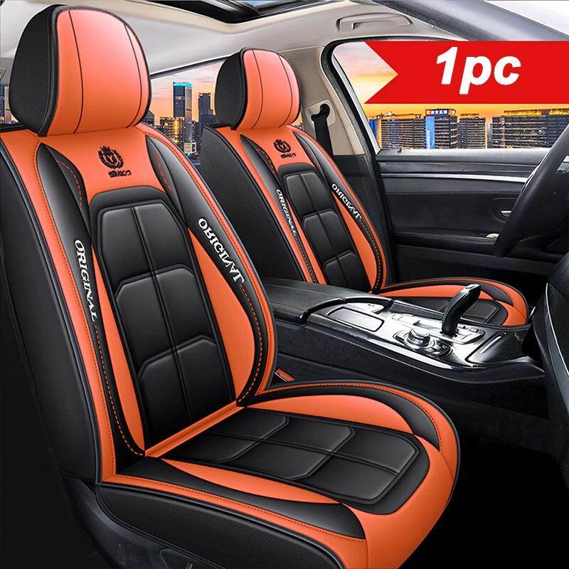 Premium Leather Front Seat Covers – Universal Fit for Sedans, SUVs & Trucks