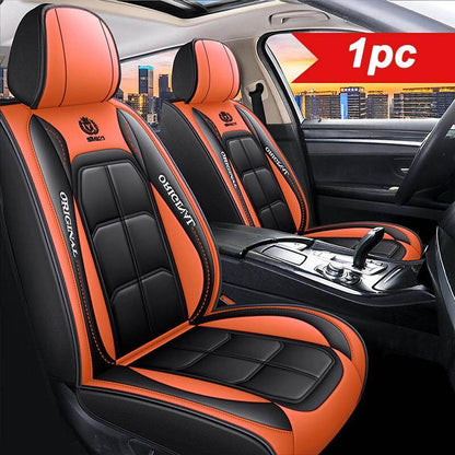 Premium Leather Front Seat Covers – Universal Fit for Sedans, SUVs & Trucks