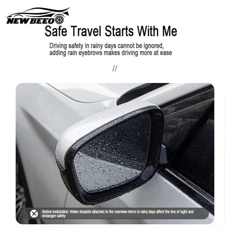 HOT SALE New Carbon Fiber Rain Eyebrow