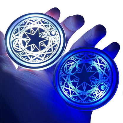 Rechargeable LED Car Cup Holder Lights